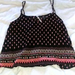 Black spaghetti strap top